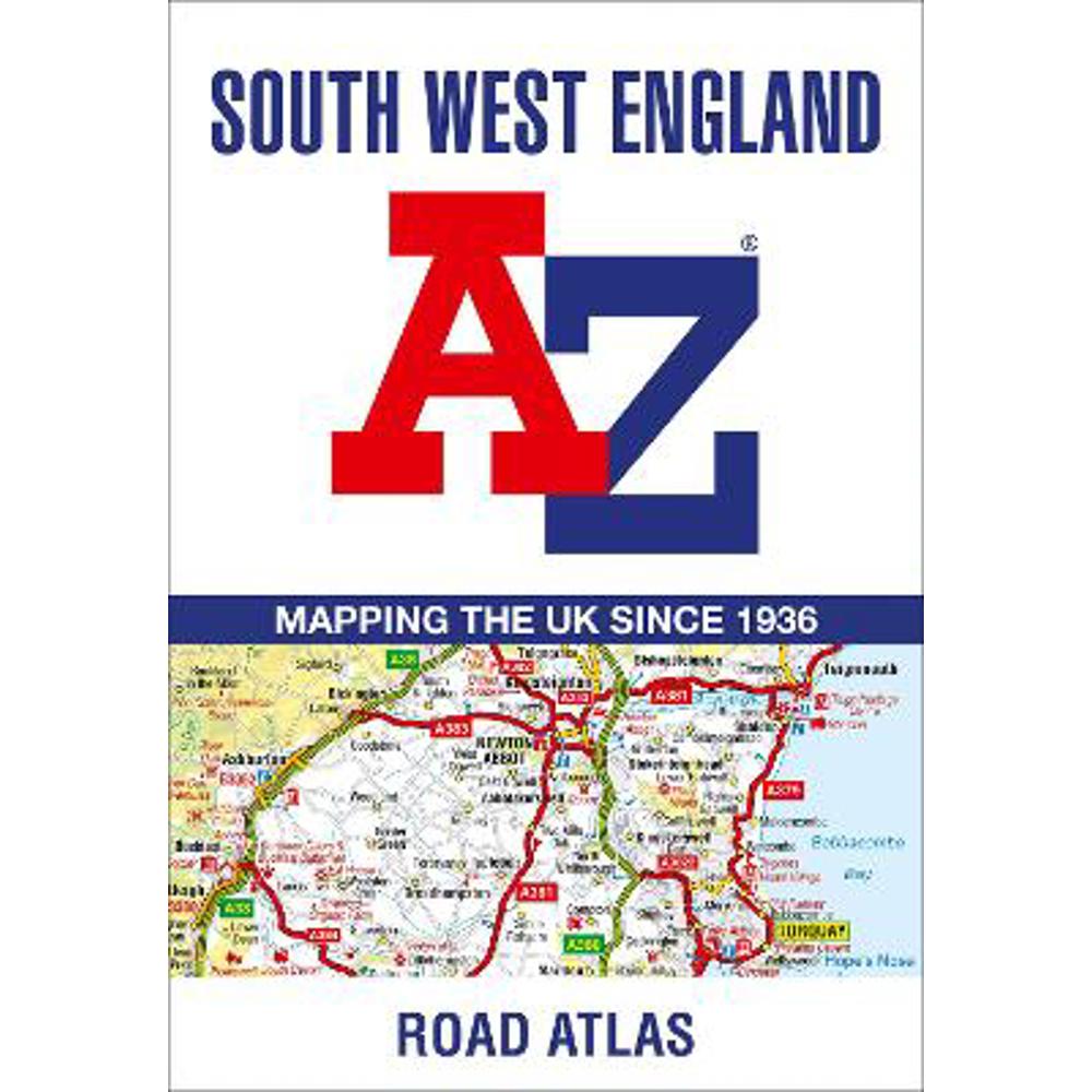 South West England A-Z Road Atlas (Paperback) - A-Z Maps